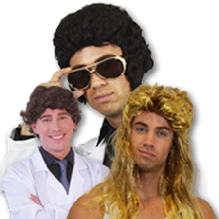 Pruiken dames en heren