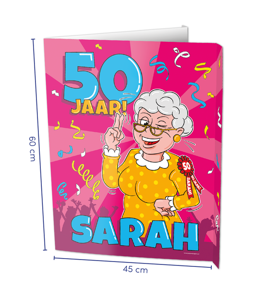 Sarah 50 jaar