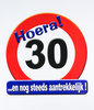 Huldeschild - 30 jaar