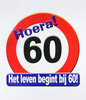 Huldeschild - 60 jaar