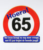Huldeschild - 65 jaar