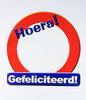 Huldeschild - Gefeliciteerd