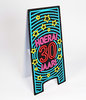 Neon Warning Sign - 30 jaar