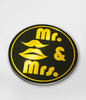 Glossy coasters - Mr. &amp; Mrs.