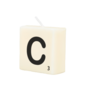 Letter Kaarsje - C