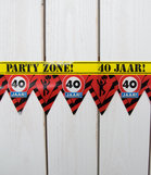 Feestelijke Party tape / Afzetlint 40 jaar