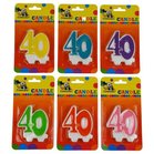 Nummerkaars 40 (7cm)