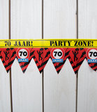Feestelijke Party tape / Afzetlint 70 jaar