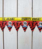 Feestelijke Party tape / Afzetlint 75 jaar
