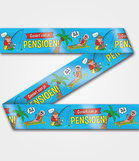 Feestelijke Party tape / Afzetlint Pensioen