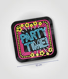 Neon onderzetters - Party time!