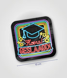 Neon onderzetters - Geslaagd