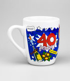 Cartoonmok 40 jaar man