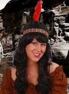 Indianenband met veer