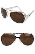 Elvis bril zilver