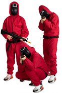 Squid game overall rood