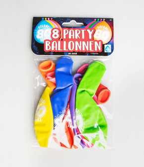 Party Ballonnen  80 jaar  