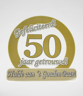 Huldeschild - Special - 50 jaar getrouwd