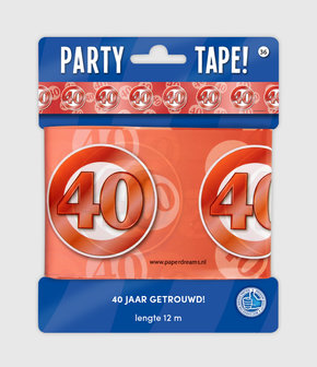 Party Tape - 40 jaar getrouwd