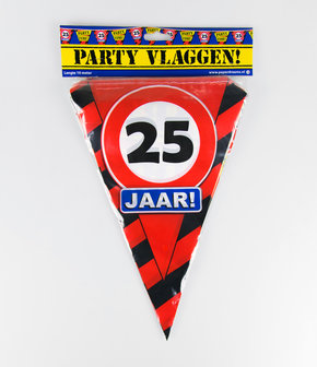 Party Vlaggen - 25  jaar