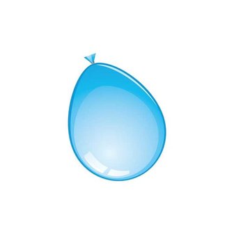 Ballonnen lichtblauw (&Oslash;30cm, 10st)