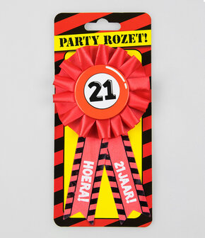 Party Rozetten - 21 jaar