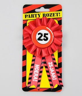 Party Rozetten - 25 jaar