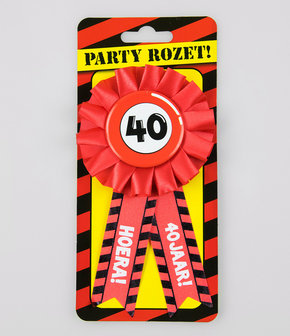 Party Rozetten - 40 jaar
