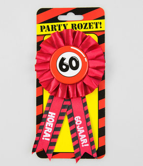 Party Rozetten - 60 jaar
