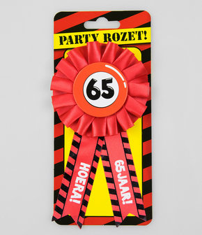 Party Rozetten - 65 jaar