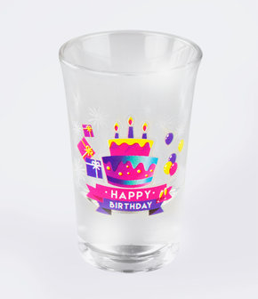Happy shot glasses - Happy birthday