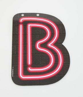  Neon letter - B