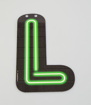 Neon letter - L