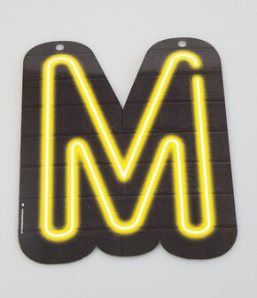 Neon letter - M