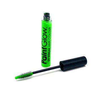 Paint Glow UV Neon Green Streak Hair Colour Mascara 