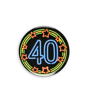 Neon button - 40