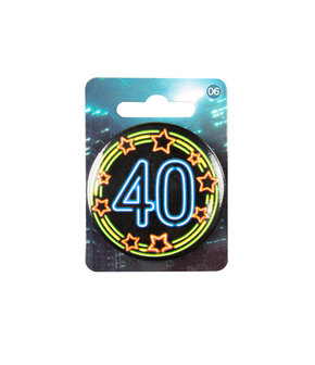 Neon button - 40