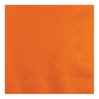 Servetten sun. orange (33cm, 20st)