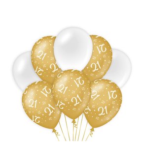 Balloons Gold/white - 21