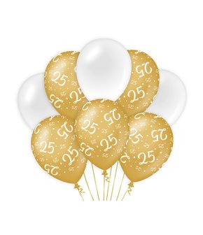 Balloons Gold/white - 25