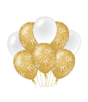 Balloons Gold/white - 70