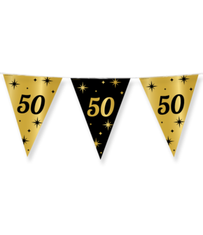 Classy Party flags foil - 50