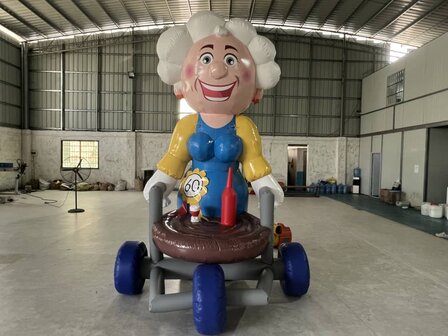 Vrouw rollator