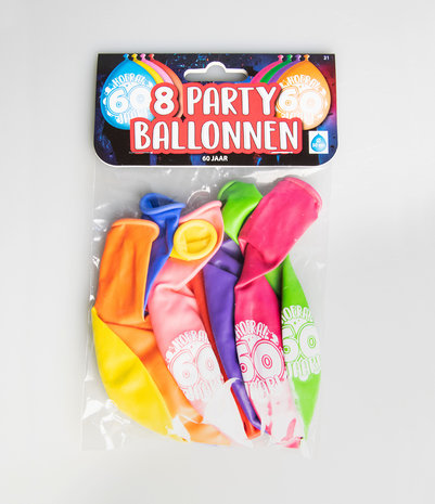 Party Ballonnen  60 jaar  