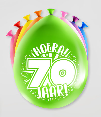 stil Gebeurt verkoper Party Ballonnen 70 jaar - De Toverbal
