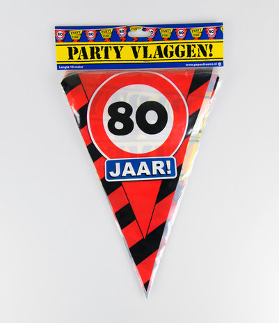 Party Vlaggen - 80  jaar