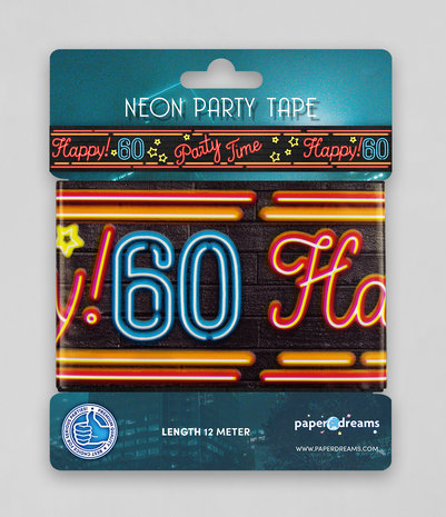 Neon party tape - 60