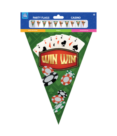 Party Flags foil - Casino