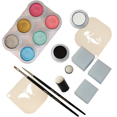 Water Make-up Pearl 6 Palette set