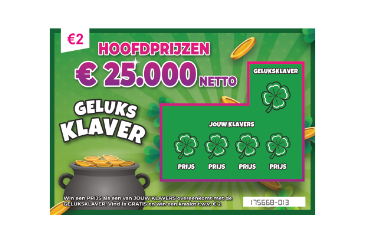 Klavertje vier krassen